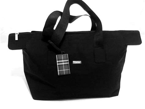 burberry fragrance mini duffle tote overnight bag|Burberry duffel bag.